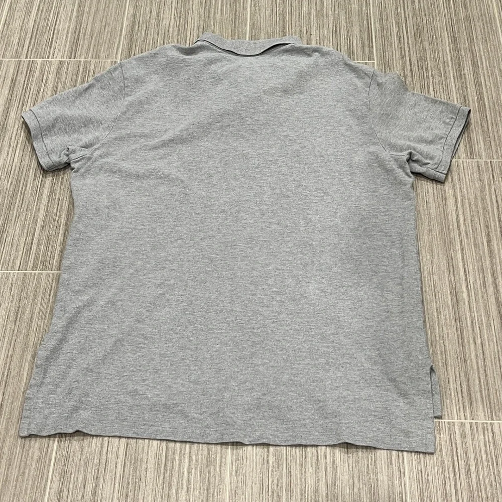Ralph Lauren Polo Shirt Mens XL Gray Short Sleeve Pony‎ Rugby Outdoors
